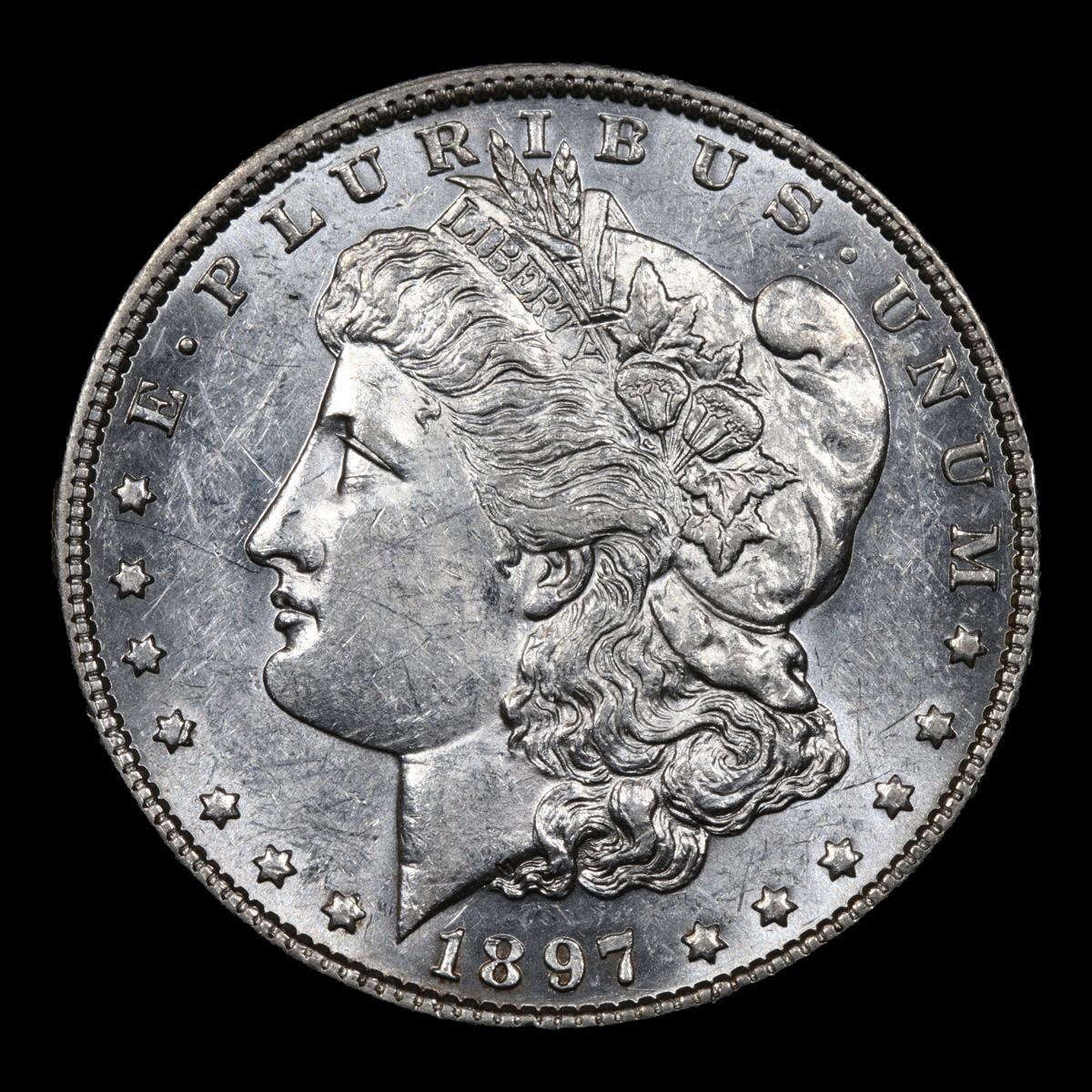 1897-p Morgan Dollar $1 Grades Select Unc