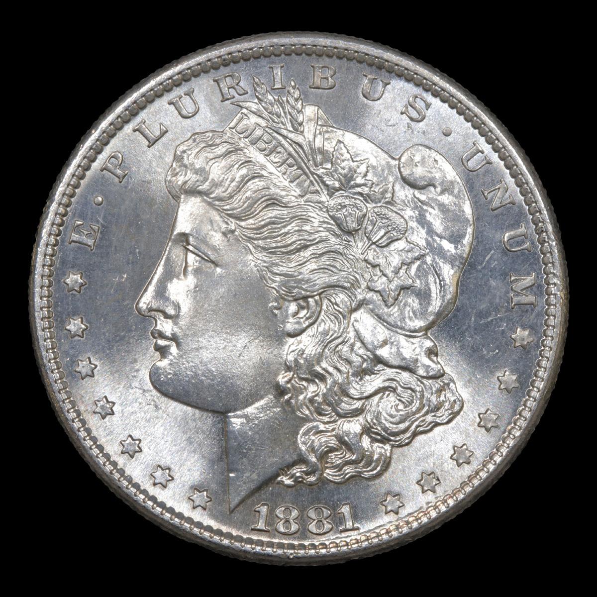 1881-s Morgan Dollar $1 Grades GEM+ Unc