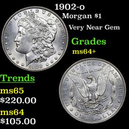 1902-o Morgan Dollar $1 Grades Choice+ Unc