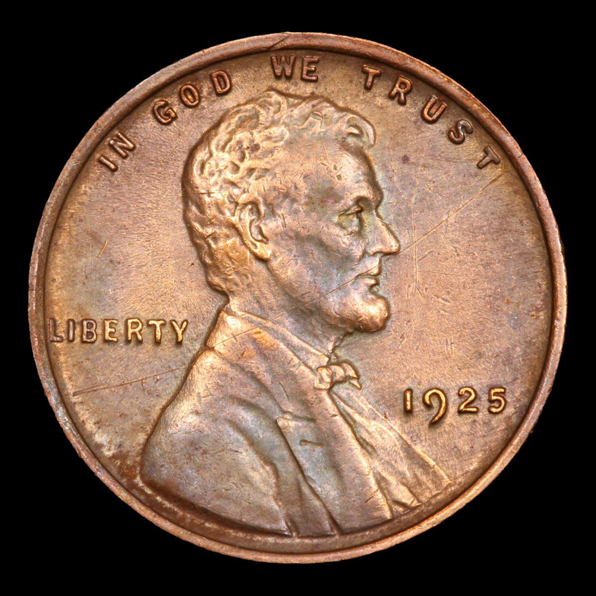 1925-p Lincoln Cent 1c Grades Unc Details