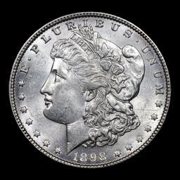 1898-p Morgan Dollar $1 Grades Select+ Unc