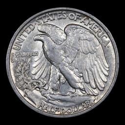 1946-s Walking Liberty Half Dollar 50c Grades Choice AU