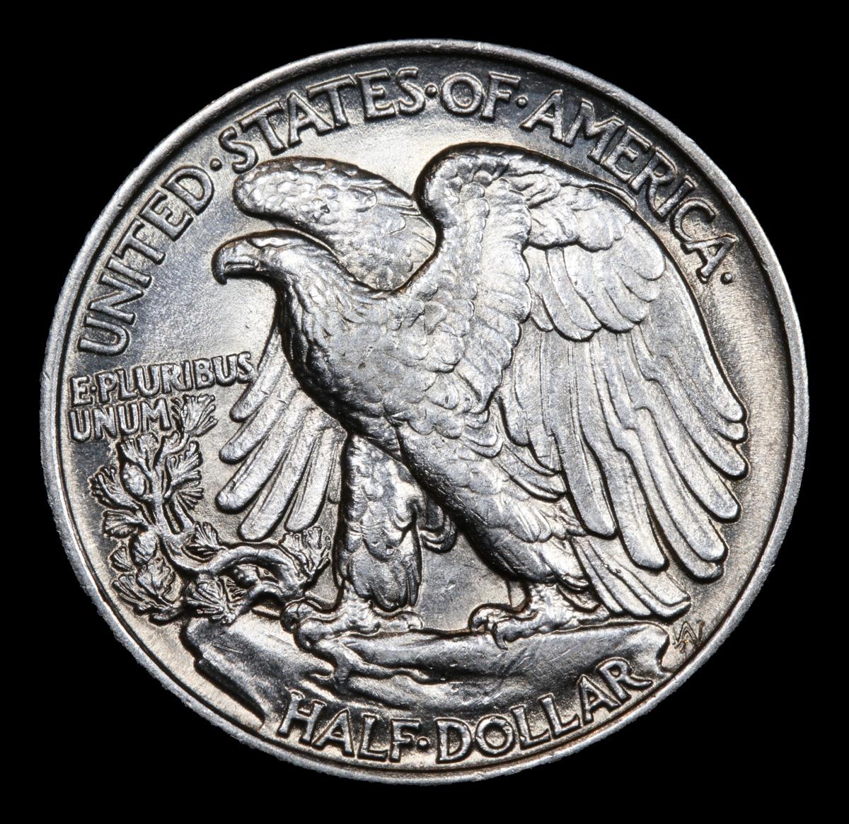 1944-p Walking Liberty Half Dollar 50c Grades Choice AU/BU Slider