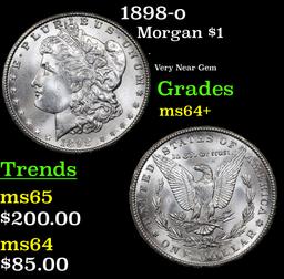 1898-o Morgan Dollar $1 Grades Choice+ Unc