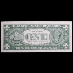 1957B $1 Blue Seal Silver Certificate EPQ Fr-1621 Grades Gem++ CU