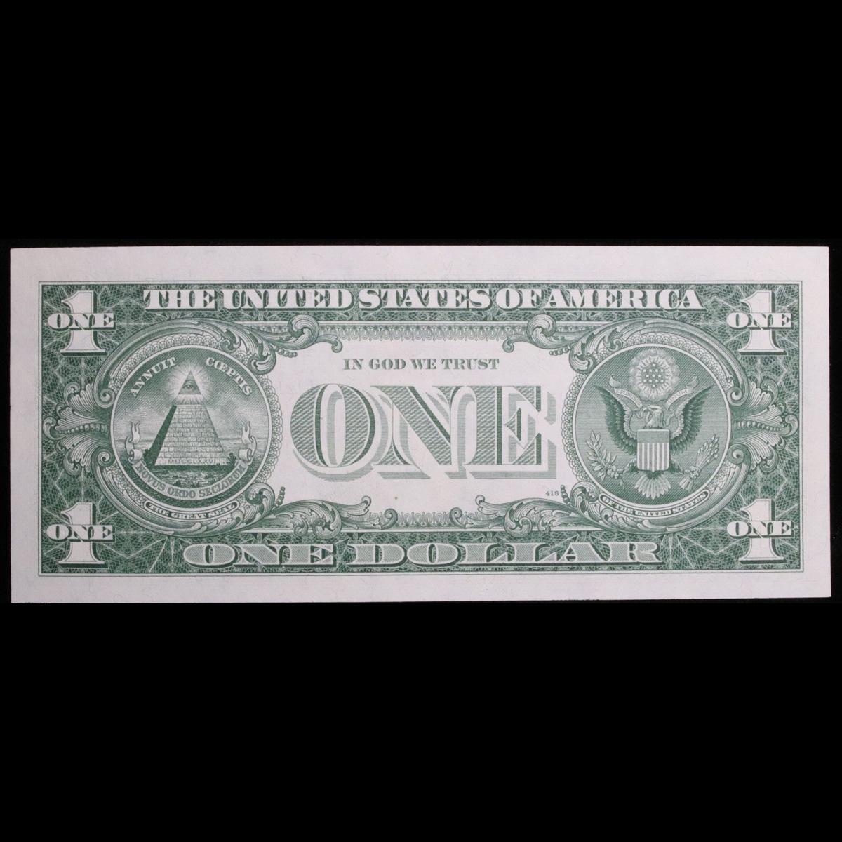 1957B $1 Blue Seal Silver Certificate EPQ Fr-1621 Grades Gem++ CU