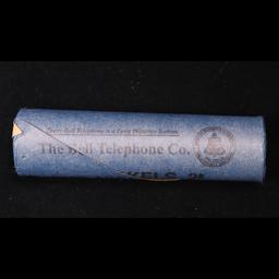 Buffalo Nickel Shotgun Roll in Old Bank Style 'Bell Telephone'  Wrapper 1927 & s Mint Ends