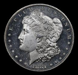 ***Auction Highlight*** 1881-s Morgan Dollar $1 Graded Choice Unc+ DMPL By USCG (fc)