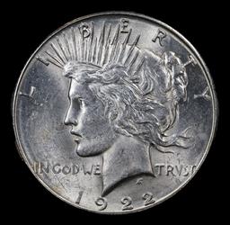 1922-s Peace Dollar $1 Grades Select Unc