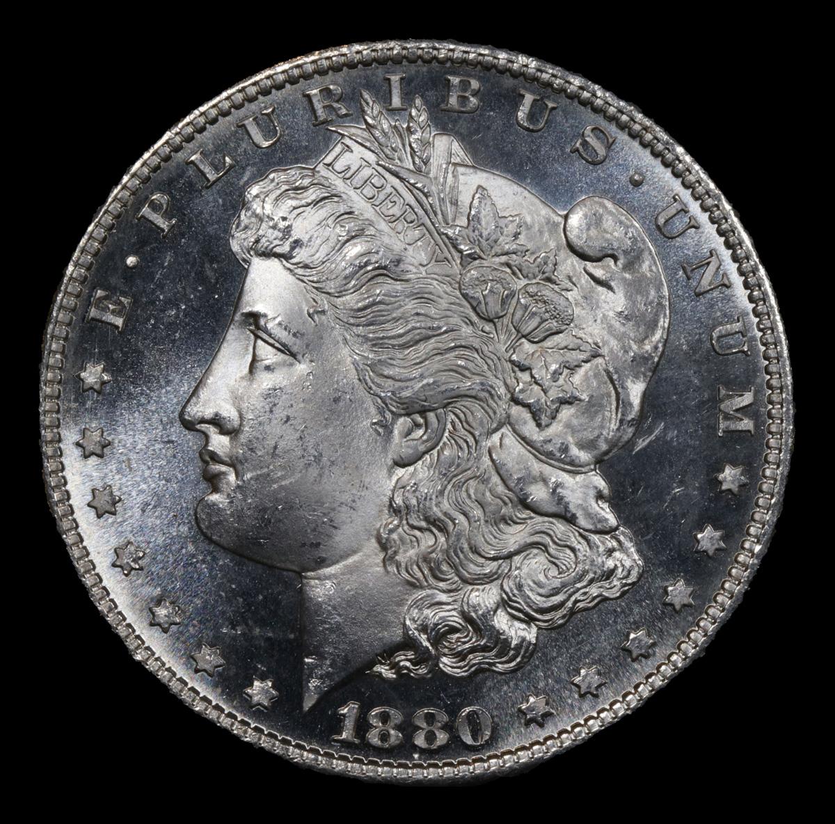 ***Auction Highlight*** 1880-s Morgan Dollar $1 Graded GEM+ DMPL By USCG (fc)