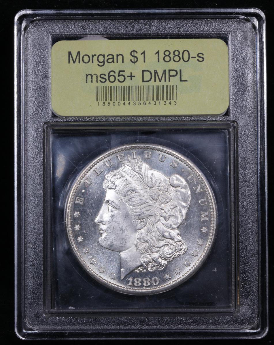 ***Auction Highlight*** 1880-s Morgan Dollar $1 Graded GEM+ DMPL By USCG (fc)