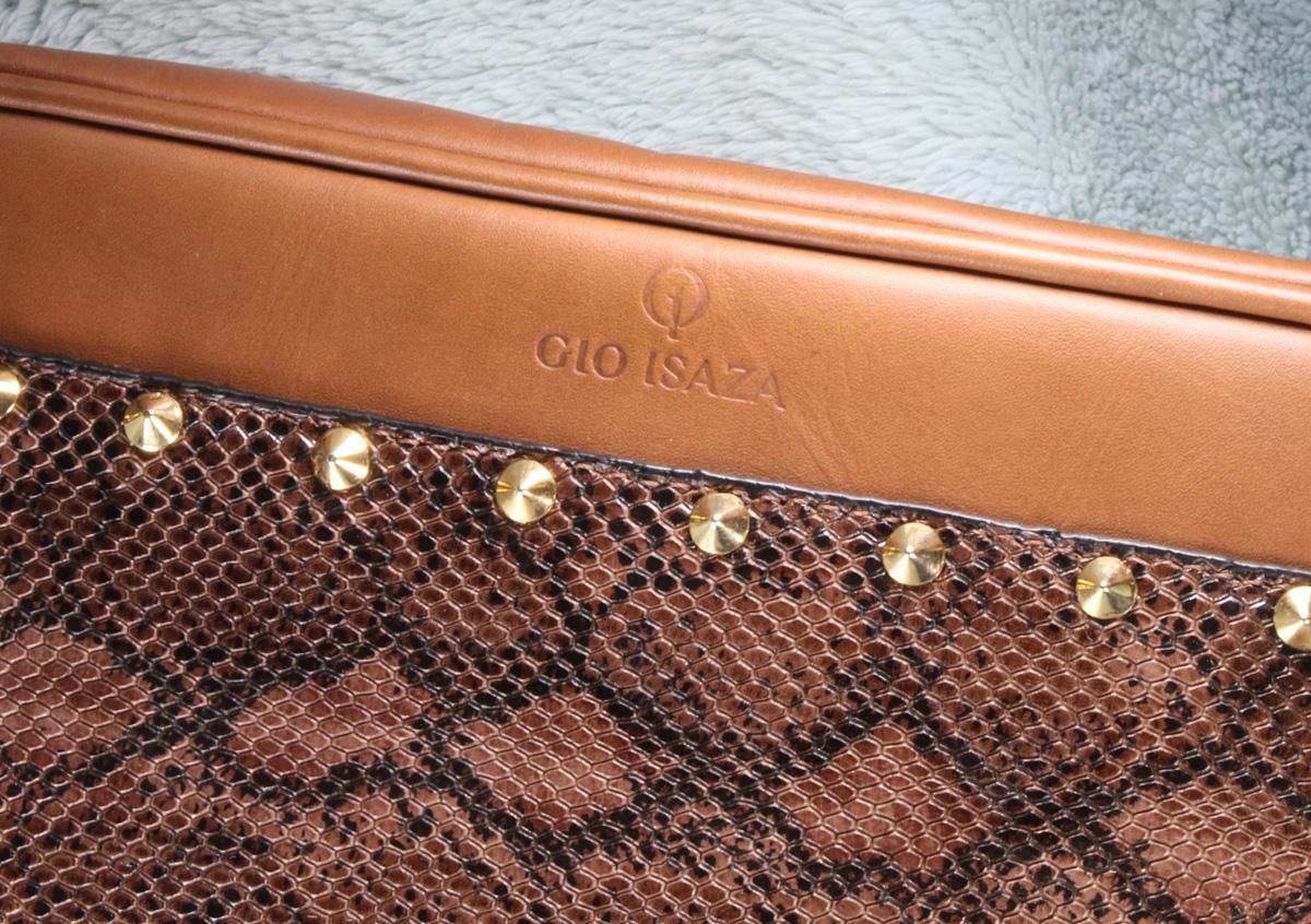 Gio Isaza : A Rare First Release Cow Fur & Bronze Leather Briefcase