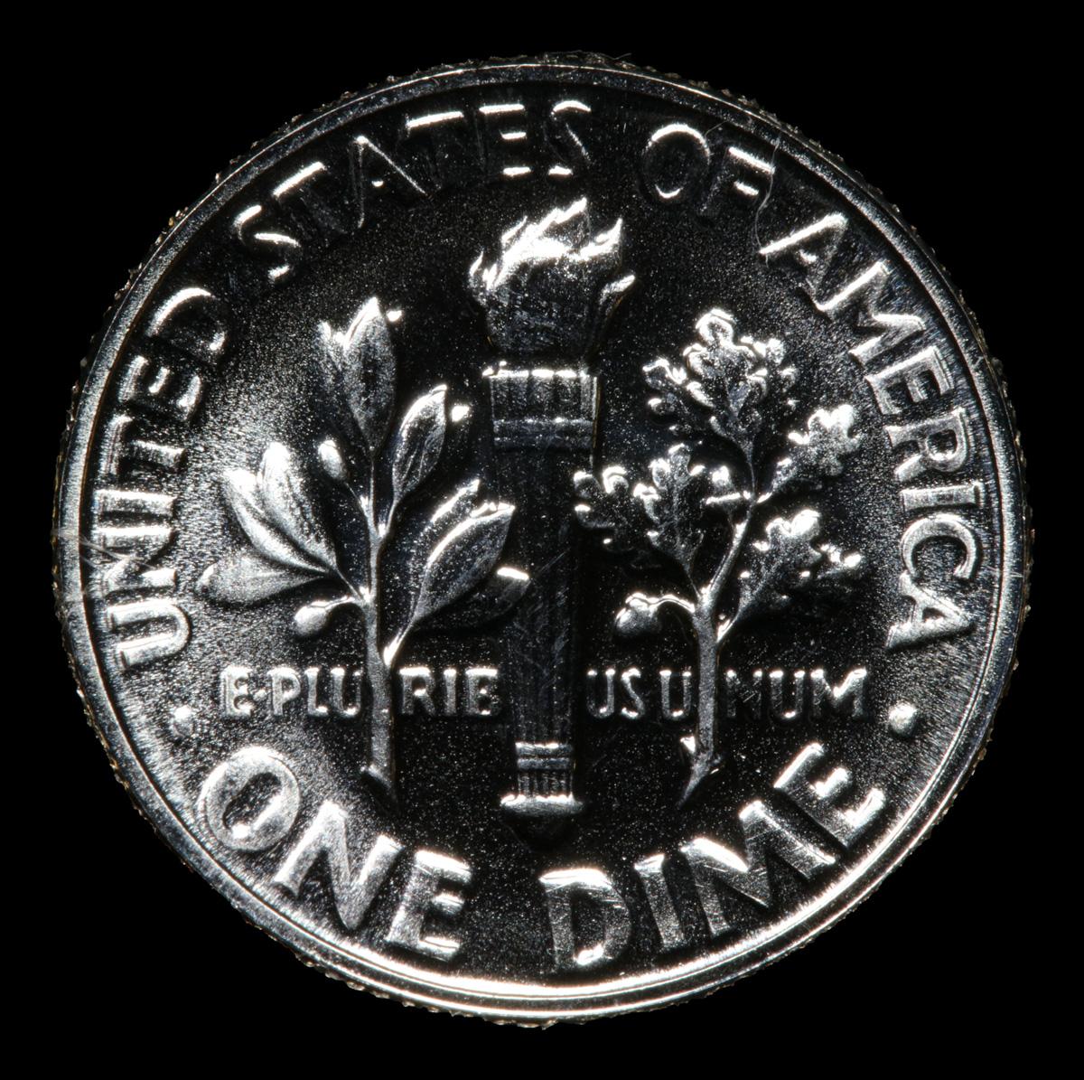 1956 Roosevelt Dime 10c Grades GEM++ Proof