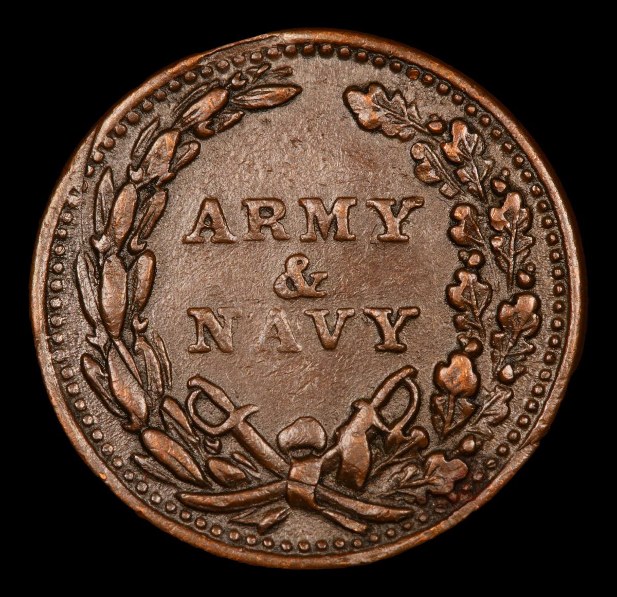 1863 Liberty Cap Civil War Token 1c Grades AU Details