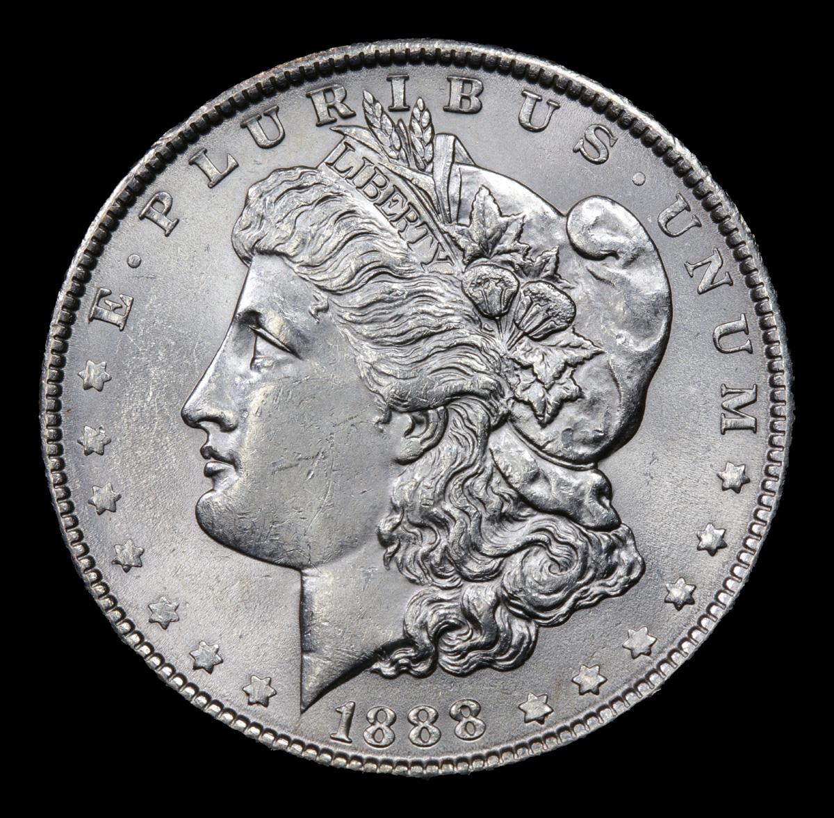 1888-p Vam 39a R6 Morgan Dollar $1 Grades Select+ Unc