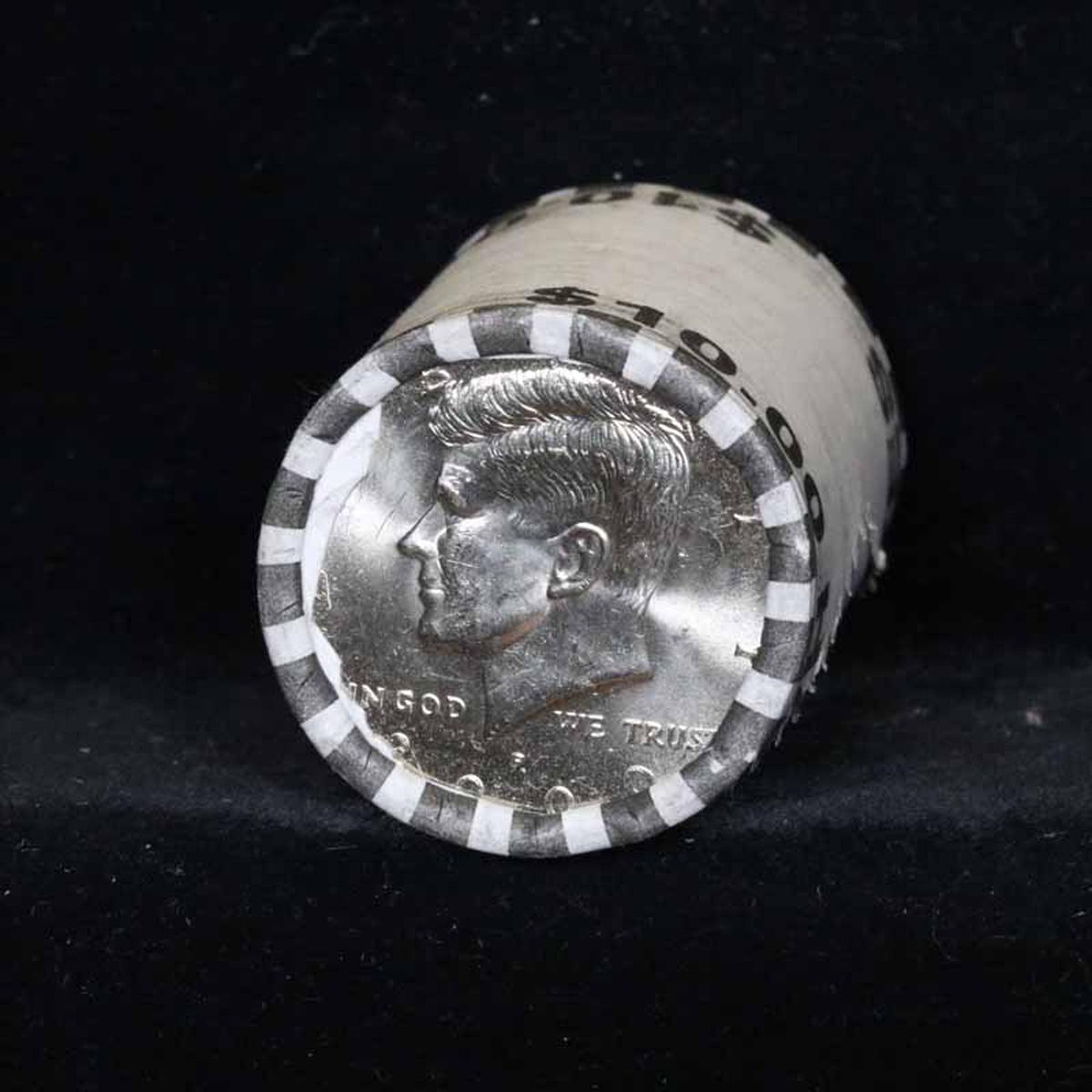 2000-p $10 Mint Rolled Kennedy Half Dollar Shotgun Roll