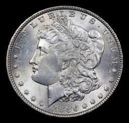 1886-p Morgan Dollar $1 Grades Select+ Unc