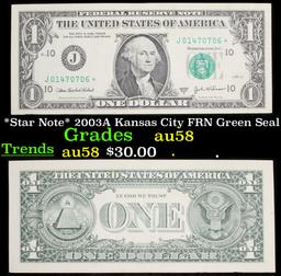 *Star Note* 2003A Kansas City FRN Green Seal Grades