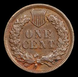 1884 Indian Cent 1c Grades xf