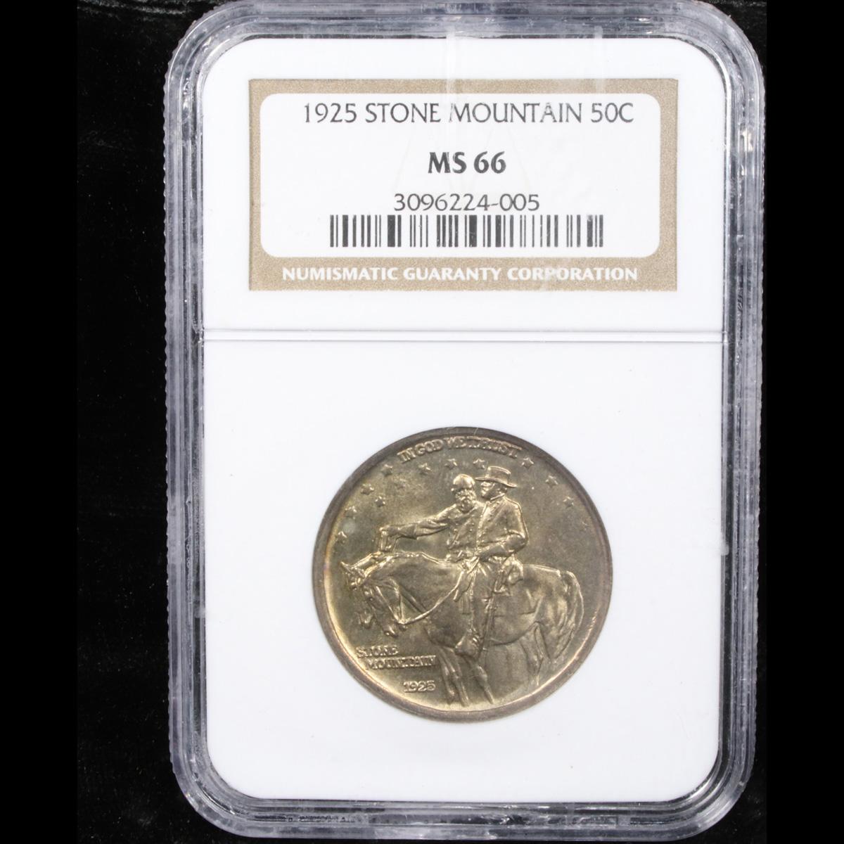 ***Auction Highlight*** NGC 1925 Stone Mountain Old Commem Half Dollar 50c Graded ms66 By NGC (fc)