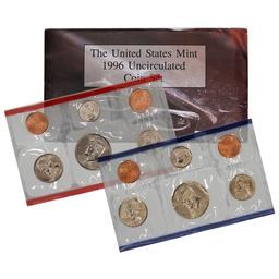 Group of 6 United States Mint Sets in Original Government Packaging 1993-1998 60 coins Grades