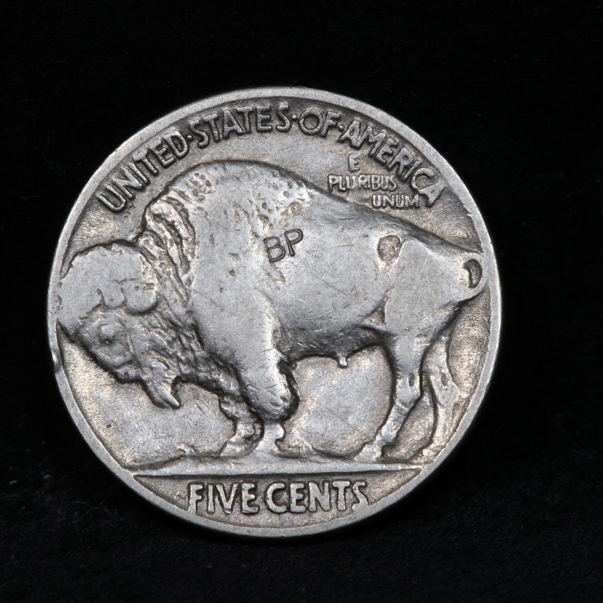 Hobo Buffalo Nickel 5c Grades Hand Carved