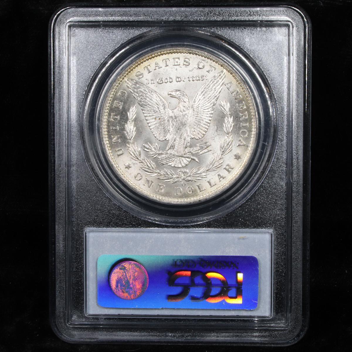 5 Unc Morgan $1 Graded By PCGS Mixed Dates From The McClaren Collection