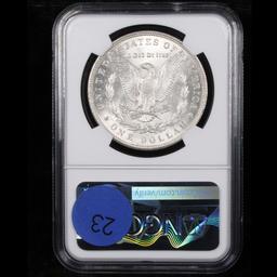 NGC 1890-p Morgan Dollar $1 Graded ms63 By NGC