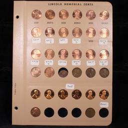 Near Complete Lincoln cent page 1933-2015 31 coins