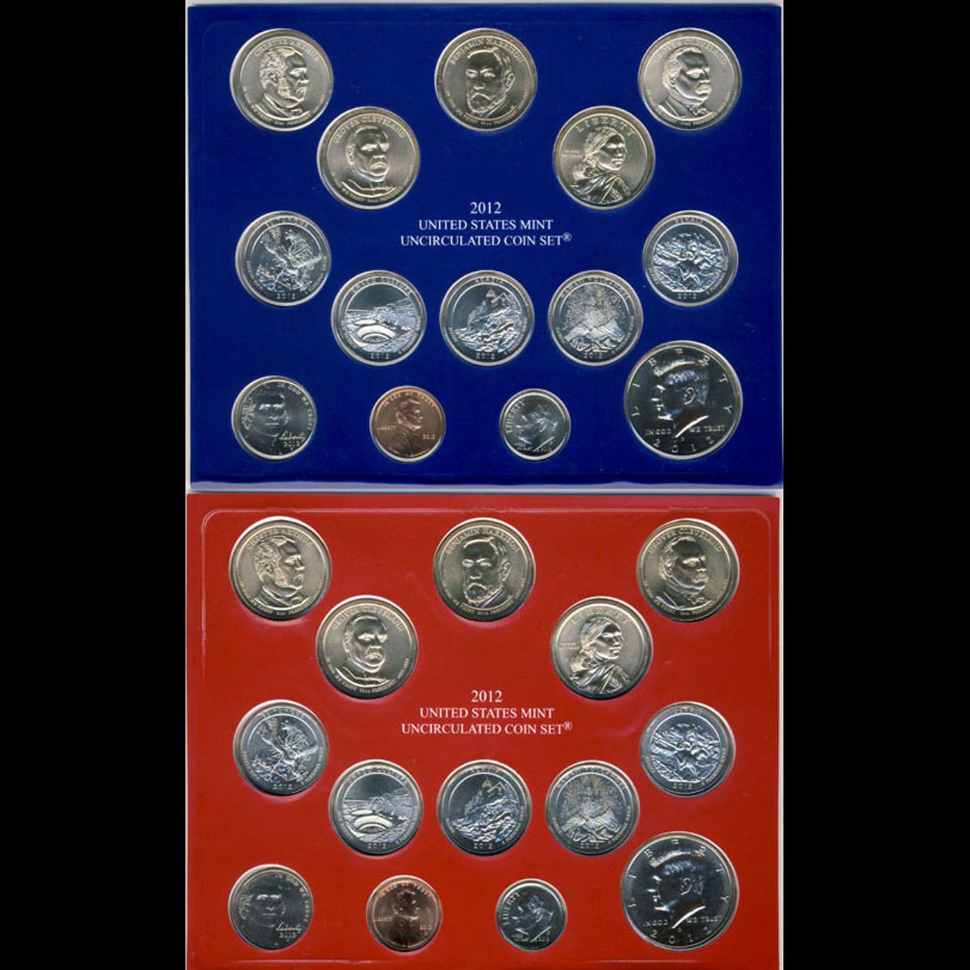 2012 United States Mint Uncirculated Coin Set 28 coins