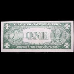 1935E $1 Blue Seal Silver Certificate Grades Choice AU