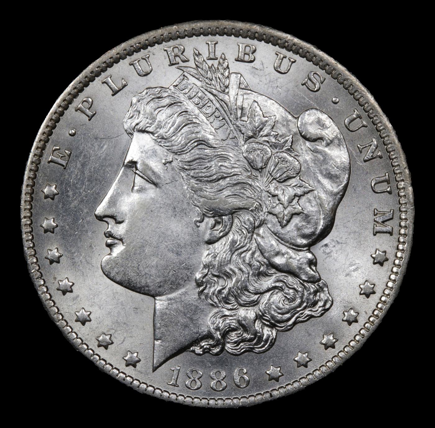 ***Auction Highlight*** 1886-o Morgan Dollar $1 Graded Choice Unc BY USCG (fc)