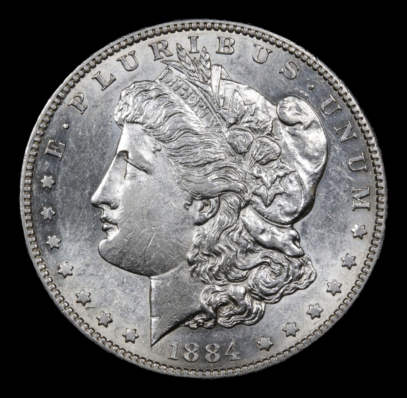 ***Auction Highlight*** 1884-s Morgan Dollar $1 Graded Select Unc BY USCG (fc)