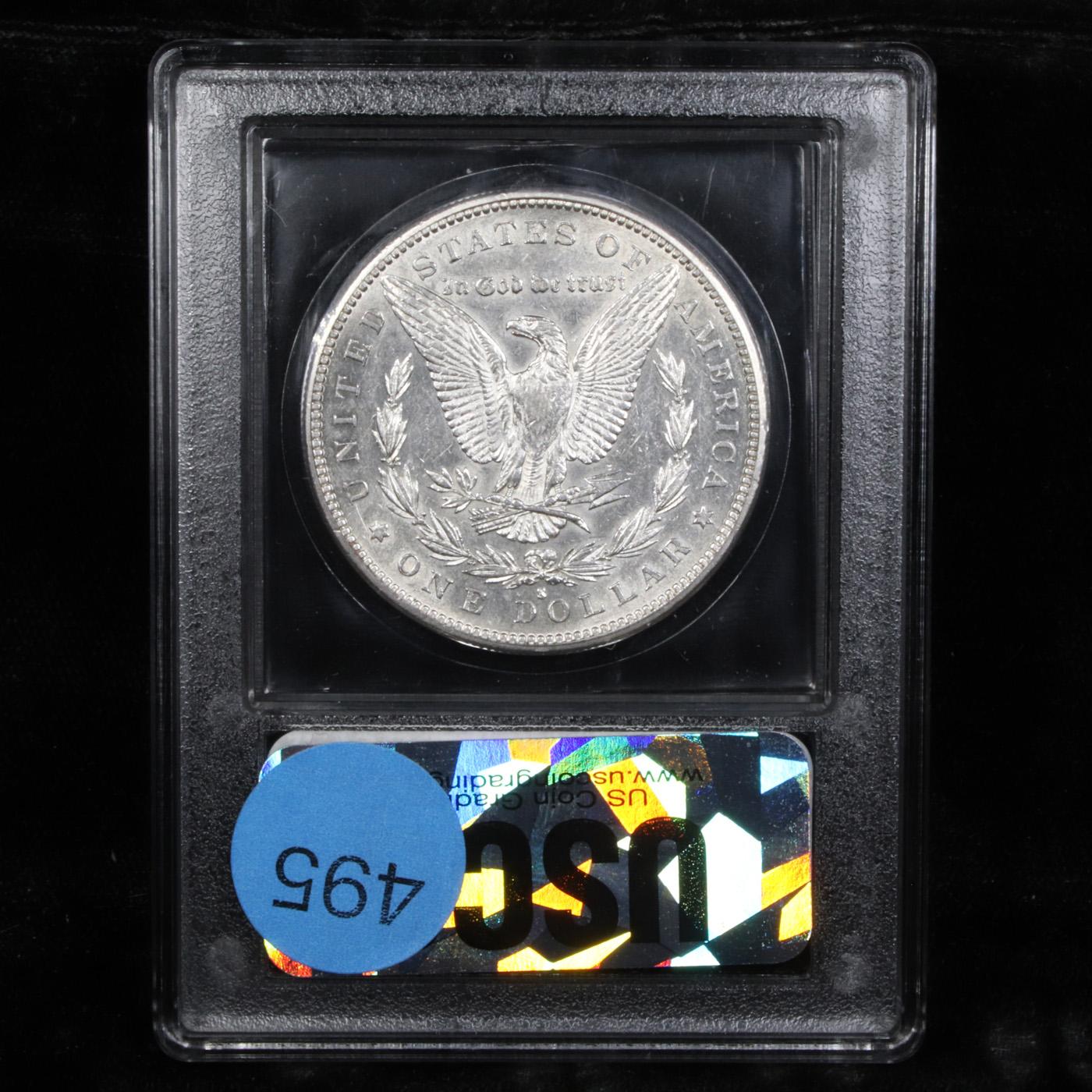 ***Auction Highlight*** 1884-s Morgan Dollar $1 Graded Select Unc BY USCG (fc)