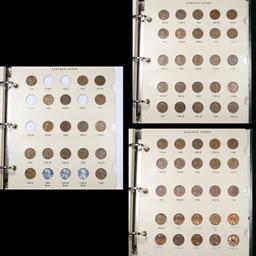 Partial Lincoln Cent Book 1909-1958 119 Coins