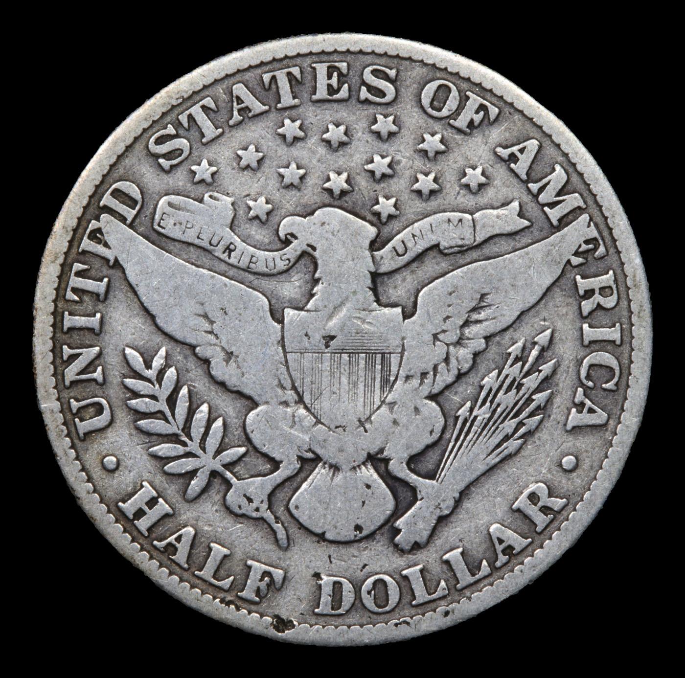 1913-p Barber Half Dollars 50c Grades f, fine