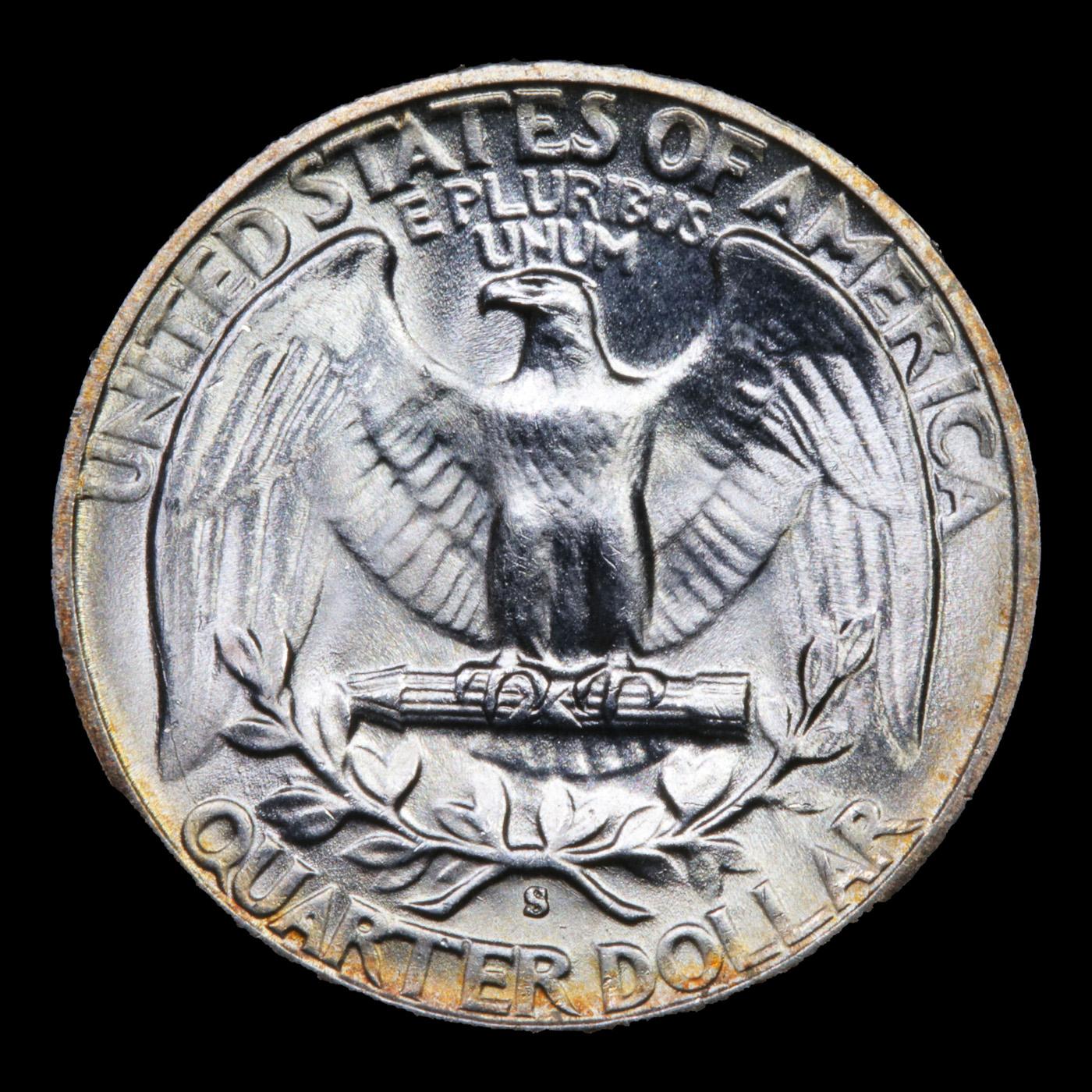 1947-s Washington Quarter 25c Grades GEM Unc