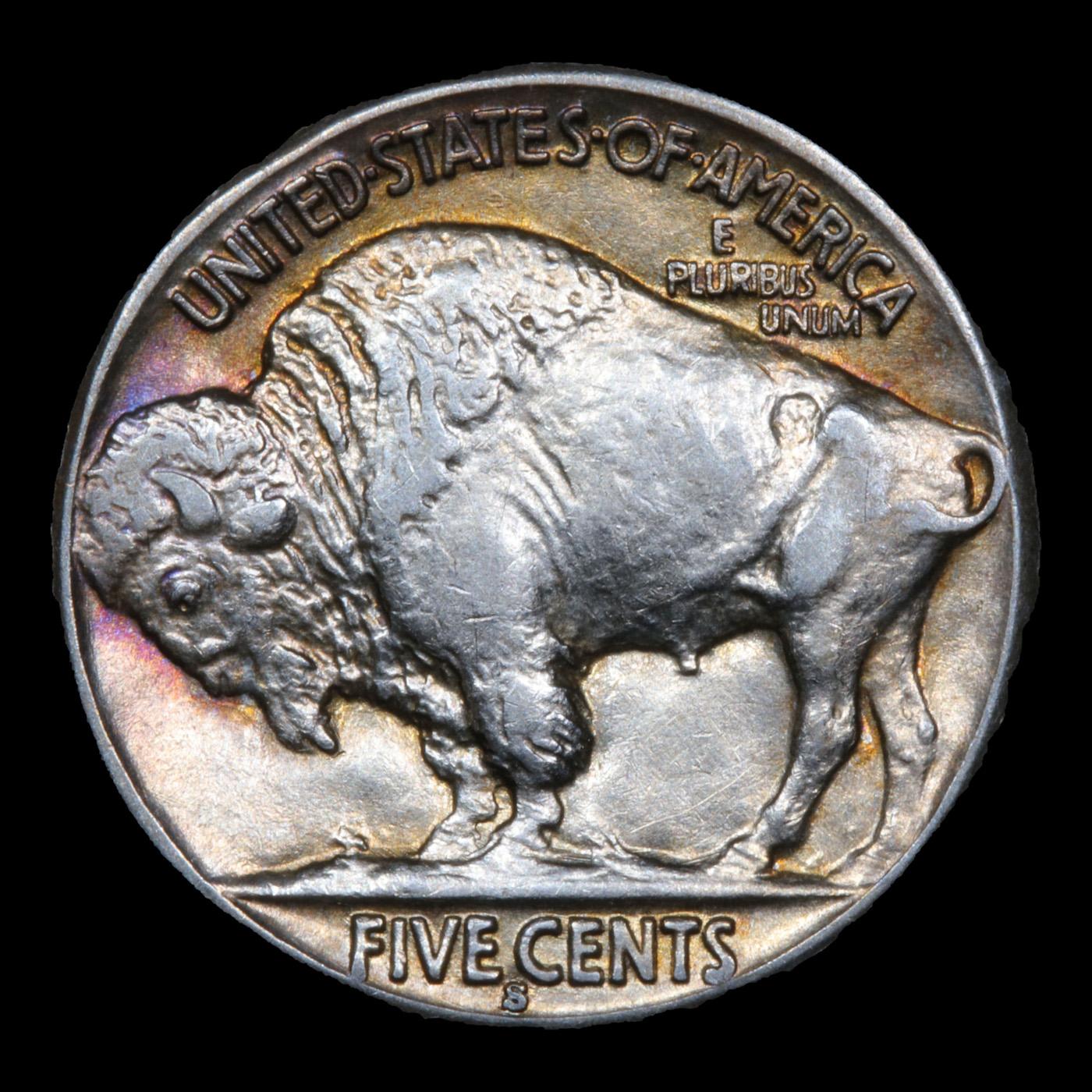 1936-s Buffalo Nickel 5c Grades Choice AU