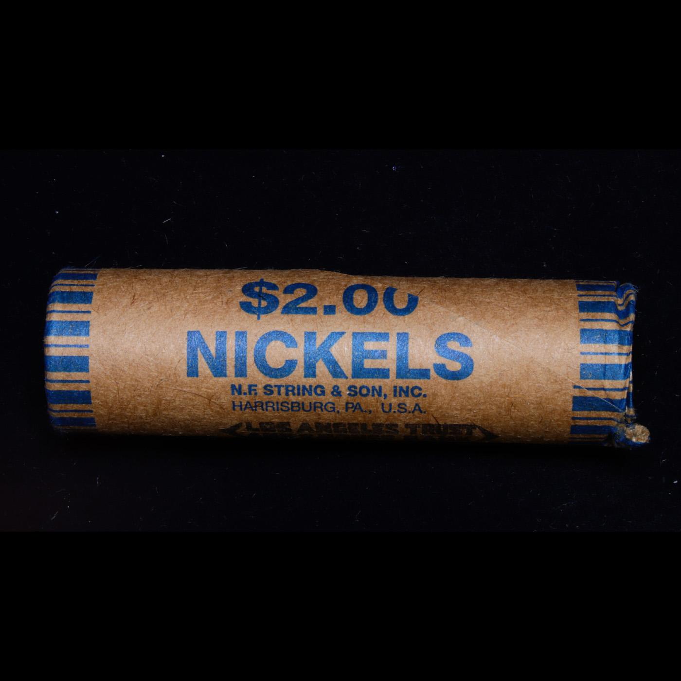 Buffalo Nickel Shotgun Roll in Old Bank Style 'Los Angeles Trust And Savins Bank'  Wrapper 1919 & d