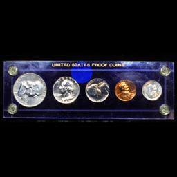 1957 Proof Set In Capital Plastic Holder