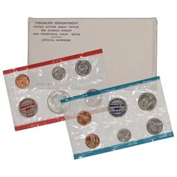 1968 & 1969 United States Mint Uncurculated Coin Sets In Original Government Packaging 20 coins