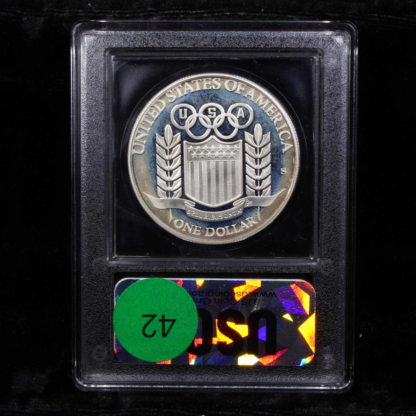 Proof 1992-S Olympic Modern Commem Dollar $1 Graded GEM++ Proof Deep Cameo By USCG