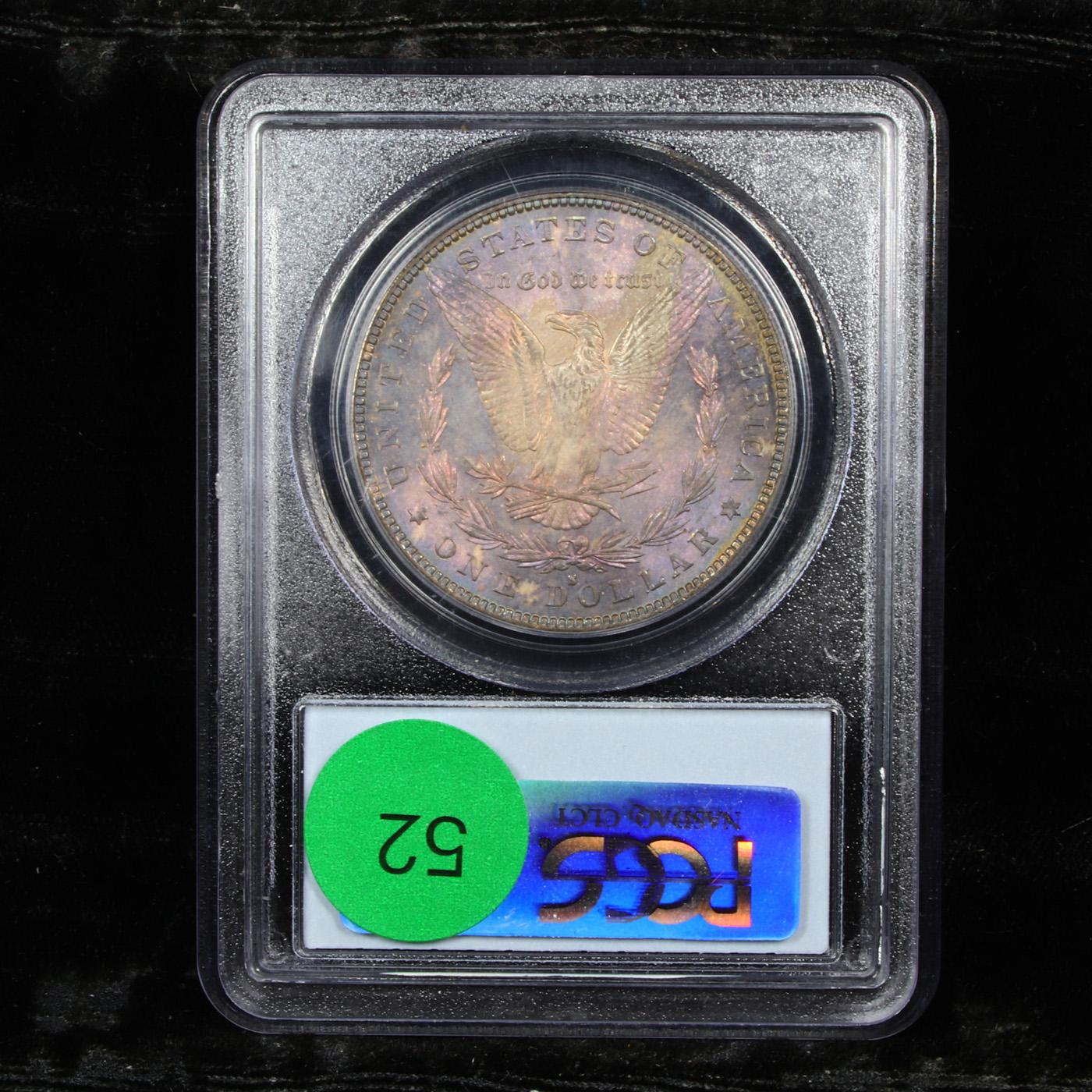 PCGS 1882-s Colorfully Toned Morgan Dollar $1 Graded ms65 By PCGS