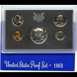 Group of 2 United States Proof Sets 1968-1969 10 coins