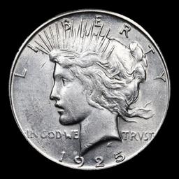 1925-s Peace Dollar $1 Grades AU Details