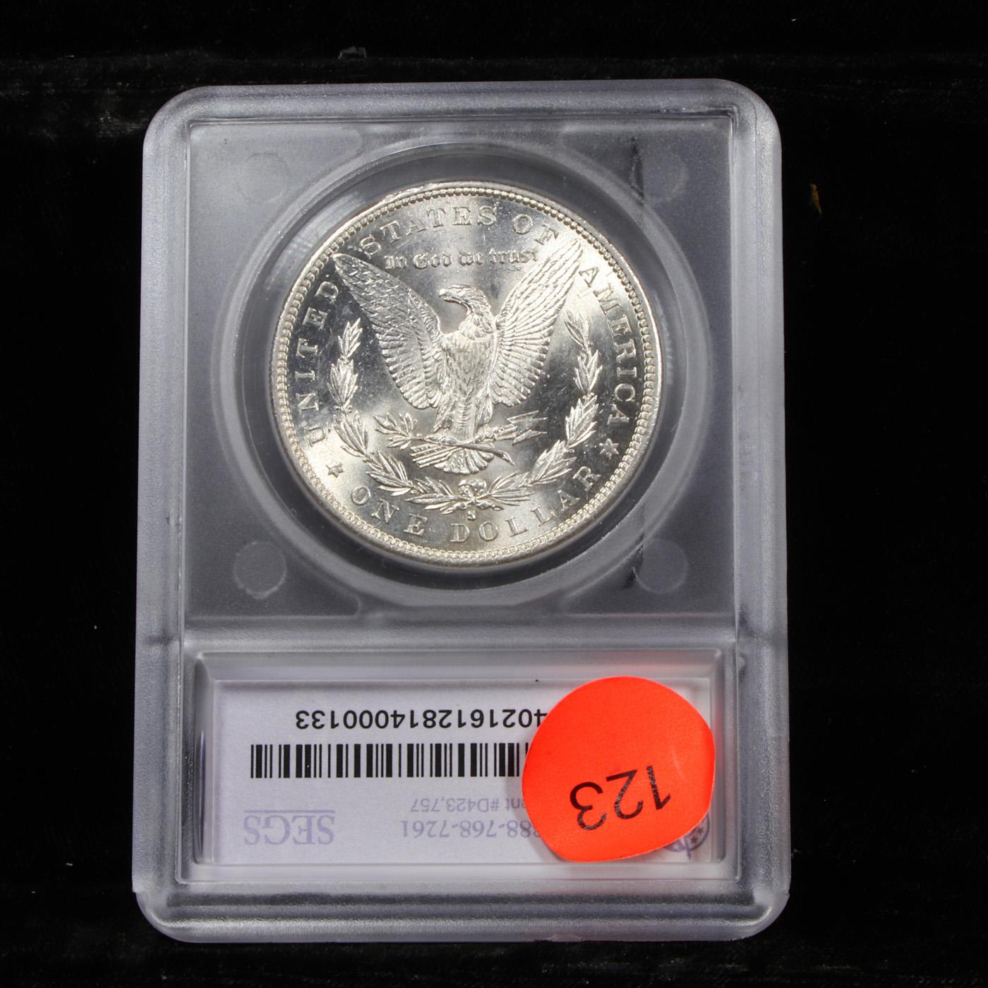 *Highlight Of Entire Auction* 1884-s Vam 8 R5 Morgan Dollar $1 Graded ms62 By SEGS (fc)