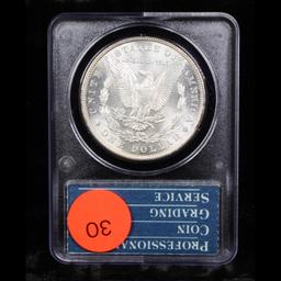 PCGS 1897-p OGH Vam 2 Morgan Dollar $1 Graded ms63 By PCGS