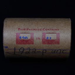 ***Auction Highlight*** 1922-p Uncirculated Peace Dollar Shotgun Roll (fc)