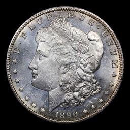 ***Auction Highlight*** 1890-cc vam 1b R5 Morgan Dollar $1 Graded ms63+ PL By SEGS (fc)