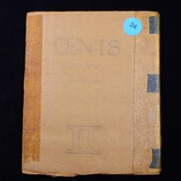 Partial Lincoln Cent Book 1935-1939 42 Coins